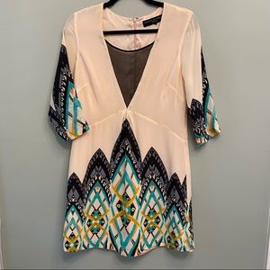 NWOT Twinkle by Wenlan Silk Printed Shift Dress- S